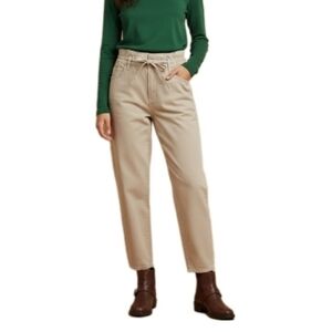 7 For All Mankind Paperbag Khaki Pants Sz 27